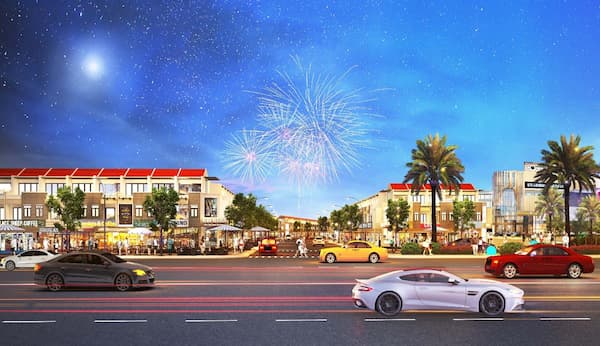 Phối cảnh Phố thương mại Casa Mall – dự án giàu tiềm năng tại trung tâm thành phố Thuận An.